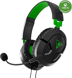 Игровая гарнитура Turtle Beach Recon 50 для Xbox — Xbox Series X, Xbox Series S, Xbox One, PS5, PS4, PlayStation, мобильных устройств и ПК, с разъемом 3,5 мм, съемным микрофоном и 40-мм динамиками.