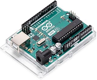 Arduino Uno REV3 [A000066] – микроконтроллер ATmega328P, 16 МГц, 14 цифровых входов/выходов, 6 аналоговых входов, 32 КБ флэш-памяти, USB-подключение, совместим с Arduino IDE для проектов «сделай сам» и прототипирования.