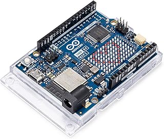 Arduino UNO R4 WiFi [ABX00087] – Renesas RA4M1 + ESP32-S3, Wi-Fi, Bluetooth, USB-C, CAN, 12-битный ЦАП, операционный усилитель, разъем Qwiic, светодиодная матрица 12x8 для передовых проектов IoT и встроенных систем
