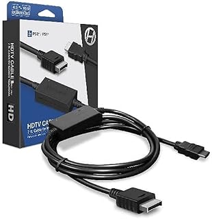 Кабель Hyperkin HDTV для PS1/PS2 – HDMI-адаптер для ретро-игр на PlayStation 1 и 2 (Phat и Slim) – Подключи и играй в классические игры в разрешении 720p на современных HDTV – Четкое видео и звук – Поддержка компонентного видеовхода