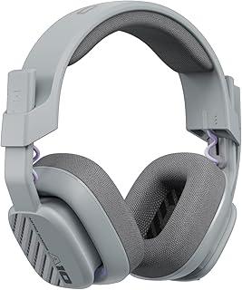 Игровая проводная кроссплатформенная гарнитура Logitech G Astro A10 Gen 2 для PlayStation 5/4, Xbox S|X, Nintendo Switch, ПК: разъем для наушников 3,5 мм, драйверы 32 мм, микрофон с функцией отключения звука, накладные наушники — серые.