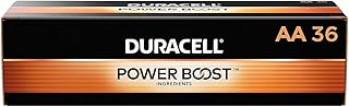 Стандартная батарейка Duracell MN15P36, щелочная (AA), упаковка 36 шт. (1 шт.), черная.