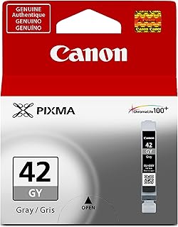 Оригинальный серый чернильный картридж Canon CLI-42, совместимый с принтерами PIXMA PRO-100.