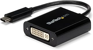 Адаптер StarTech.com USB C — DVI — черный — 1920x1200 — видеоконвертер USB Type C для вашего дисплея/монитора/проектора с DVI D — обновленная версия CDP2DVIEC (CDP2DVI)