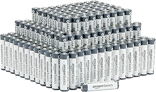 Набор из 150 щелочных промышленных батареек AAA Amazon Basics, 1,5 В, срок хранения 5 лет.