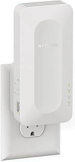 Усилитель сигнала Wi-Fi Mesh NETGEAR 6 (EAX12) — расширяет зону покрытия до 1200 кв. футов и позволяет подключать более 15 устройств благодаря двухдиапазонному усилителю и ретранслятору сигнала AX1600 (скорость до 1,6 Гбит/с), защите WPA3 и функции интеллектуального роуминга.