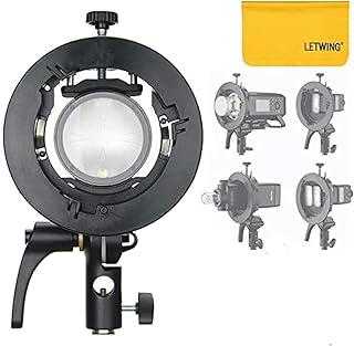 Кронштейн для вспышки Godox S2 Speedlite S-Type с креплением Bowens для Godox V1 V1 Pro V100 AD200 AD200 Pro II AD300 Pro AD400 Pro V860II TT685 TT600 TT350, точная регулировка наклона, слот для крепления зонта.