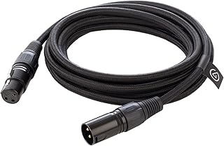 Elgato XLR-кабель – экранированный микрофонный кабель для студийной записи и живых выступлений, позолоченные контакты, штекер-гнездо, для микрофонного и балансного аналогового линейного уровней, 3 метра.