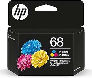 Трехцветный картридж HP 68 | Подходит для принтеров Envy серий 6100e и 6500e | Совместим с программой Instant Ink | 7FP20TN