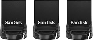 Набор из 3 флешек SanDisk Ultra Fit USB 3.1 (3x32 ГБ) - SDCZ430-032G-G46T, черный.