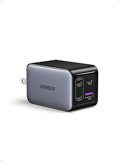 Зарядное устройство UGREEN 65 Вт USB C - Nexode с 4 портами GaN Type C, быстрая зарядка для MacBook Pro/Air, iPhone, iPad Pro, Galaxy S24/S23, Pixel 8, Steam Deck