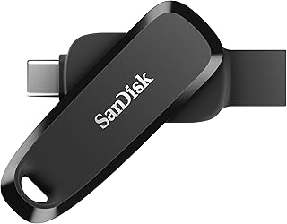 SanDisk 256GB Phone Drive для Android — USB-накопитель 2-в-1 для смартфонов, планшетов и компьютеров — флешка с разъемами USB Type-C и Type-A — SDDDC6-256G-G46