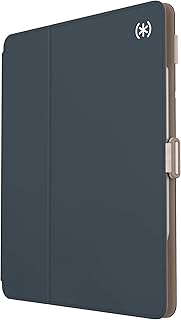Чехол Speck для iPad Pro 6-го поколения 12,9 дюймов — защита от падений и камера, тонкая многофункциональная подставка, держатель для Apple Pencil — цвета: миндальное молоко/мокко/угольный