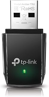 TP-Link AC1300 USB WiFi адаптер (Archer T3U) — двухдиапазонный беспроводной сетевой адаптер 2,4G/5G для настольных ПК, Wi-Fi адаптер MU-MIMO, USB 3.0, поддерживает Windows 11, 10, 8.1, 8, 7, XP/Mac OS X 10.9-10.14