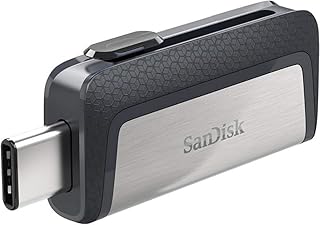SanDisk 256GB Ultra Dual Drive USB Type-C - USB-C, USB 3.1 - SDDDC2-256G-G46, Black