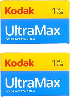Цветная негативная пленка Kodak Ultramax 400 (ISO 400) 35 мм, 24 кадра - 2 шт. (2 шт.)