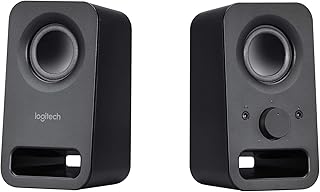 Мультимедийные колонки Logitech Z150 со стереозвуком для подключения к различным устройствам, черные.