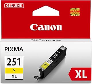 Оригинальный желтый чернильный картридж Canon CLI-251XL, совместимый с принтерами MG6320, IP7220 и MG5420, MX922, MG5520, MG6420, MG7120, iX6820, iP8720, MG7520, MG6620 и MG5620.