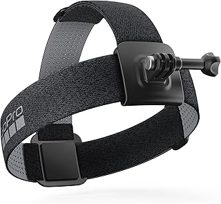 Крепление на голову GoPro Head Strap 2.0 (крепление для экшн-камеры на голову + зажим) - официальный аксессуар.