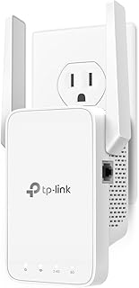 TP-Link AC1200 WiFi Extender, 2025 Wirecutter Best WiFi Extender, 1.2 Gbps Home Signal Booster, Dual Band 5GHz/2.4GHz, Up to 1600 q.ft and 32 Devices, EasyMesh Compatible, One Ethernet Port (RE315)