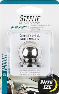 Крепление Nite Ize Steelie Dash Mount — дополнительный шаровой шарнир для магнитной системы крепления телефона Steelie — аксессуары для мобильного телефона для установки на приборную панель.