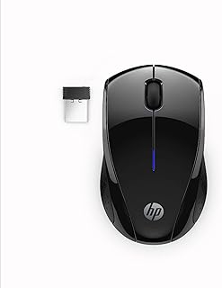 Беспроводная мышь HP X3000 G2 — управление с трех кнопок, колесико прокрутки, технология для работы с различными поверхностями, оптический сенсор 1600 DPI, совместимость с Windows, Chrome, Mac OS, время работы от батареи до 15 месяцев (28Y30AA#ABA, черный).