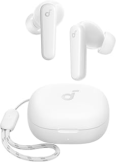 Наушники Soundcore by Anker P20i True Wireless, 10-мм драйверы с мощными басами, Bluetooth 5.3, до 30 часов работы от батареи, водостойкость, 2 микрофона для четких звонков с использованием ИИ, 22 предустановленных эквалайзера, возможность индивидуальной настройки (белый цвет).