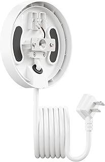 Крепление для камер Wyze Floodlight Cam v1/v2/Pro, электрическая коробка с 6-метровым влагостойким наружным силовым кабелем, простая установка (белый)