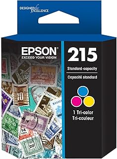 Стандартный трехцветный картридж EPSON 215 (T215530-S) с чернилами. Совместим с принтерами WorkForce WF-100, WF-110, EC-110.