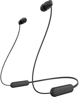 Беспроводные внутриканальные Bluetooth-наушники Sony WI-C100 со встроенным микрофоном, черные.
