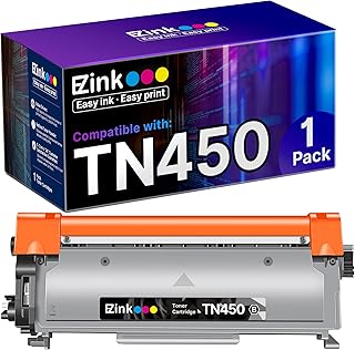 Совместимый тонер-картридж E-Z Ink для принтеров Brother TN450 TN420 TN-450 TN-420, предназначенный для использования с принтерами HL-2270DW HL-2280DW HL-2230 HL-2240 MFC-7360N MFC-7860DW DCP-7065DN Intellifax 2840 2940 (1 черный).