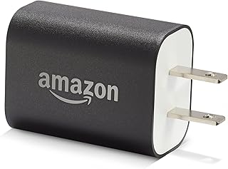 Официальное зарядное устройство и адаптер питания Amazon мощностью 9 Вт от производителя для планшетов Fire, электронных книг Kindle и Echo Dot.