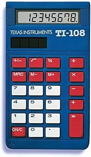 Базовый калькулятор Texas Instruments TI-108