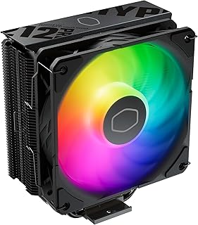 Кулер для процессора Cooler Master Hyper 212 Pro aRGB, вентилятор SickleFlow Edge 120 PWM, композитные медные тепловые трубки (4 шт.), высота 152 мм, элегантная верхняя крышка, крепления для AMD Ryzen AM5|AM4, Intel LGA 1851|1700.