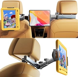 Автомобильный держатель для iPad LISEN, аксессуары для поездок, развлечения для детей, салона автомобиля, 3 в 1, органайзер для планшета на заднее сиденье, подголовник для автомобиля.
