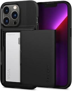 Чехол Spigen Slim Armor CS для iPhone 13 Pro (2021) — черный.