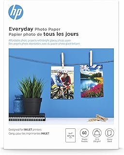 Фотобумага HP Everyday Photo Paper — предназначена для струйных принтеров HP, глянцевая, 5x7 дюймов, 60 листов (CH097A)