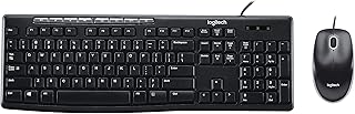 Набор Logitech Media Combo MK200 включает полноразмерную клавиатуру и оптическую мышь высокого разрешения.
