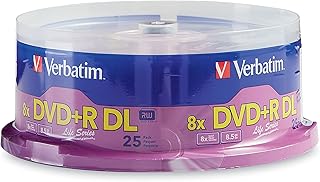 Verbatim DVD+R DL двухслойный 8,5 ГБ 8X LifeSeries - 25 шт., Spindle 71122