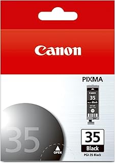 Оригинальный черный чернильный картридж Canon PGI-35, совместимый с принтерами PIXMA iP100, iP110, TR150 и TR160.