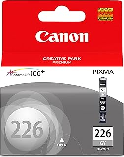 Оригинальный серый чернильный картридж Canon CLI-226, совместимый с принтерами MG8120, MG6120, MG8220 и MG6220.