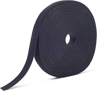 Самоклеящаяся двусторонняя лента VELCRO ONE_WRAP, 3/8 дюйма, 25 ярдов, артикул 189754, черная.