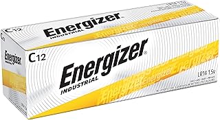 Щелочные батарейки Energizer EN93 Industrial C, упаковка из 12 штук.