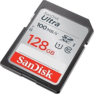 Карта памяти SanDisk Ultra SDXC UHS-I 128 ГБ - 120 МБ/с, C10, U1, Full HD, SD-карта - SDSDUN4-128G-GN6IN [более старая версия]