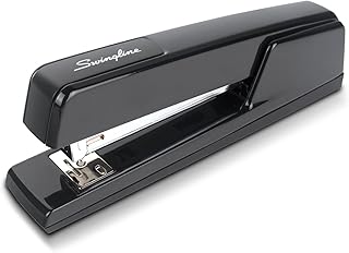 Степлер Swingline, вместимость 30 листов, модель 747 Classic, не застревает в бумаге, металлический корпус, черный (74701)