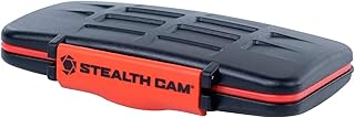 Чехол для хранения карт памяти STEALTH CAM с противоударным, пыле- и водонепроницаемым корпусом, эргономичным дизайном, резиновым уплотнением и корпусом из АБС-пластика — вмещает 12 SD и 12 MicroSD карт.