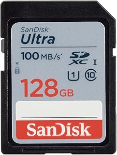 Карта памяти SanDisk Ultra SDXC UHS-I 128 ГБ - 100 МБ/с, C10, U1, Full HD, SD-карта - SDSDUNR-128G-GN6IN