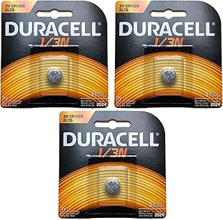 3 литиевые батарейки Duracell Photo DL CR1/3N 2L76 3V. Заменяют батарейки Duracell DL-1/3N, 3N, Ray-O-Vac 867, 2L76, Energizer 2L76BP, 2L76-BP, CR1108, IEC CR11108, CR1-3N, DL1-3N, Comp 15, Duracell DL1/3N, NL1/3N