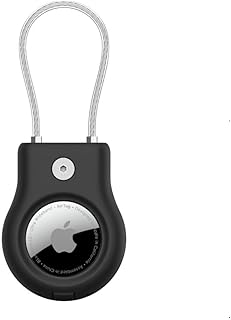 Надежный держатель Belkin с проводом для Apple AirTag, черный.