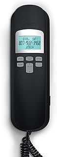 Проводной телефон VTech CD1113 для дома и офиса — простой в использовании телефон с определителем номера/ожиданием вызова, 13 клавишами быстрого набора, не требует питания от сети переменного тока, функцией Flash, регулировкой громкости, совместимостью со слуховыми аппаратами, настенным креплением, черный.